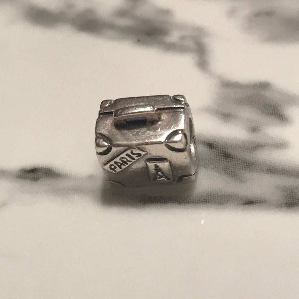 Authentic Pandora Luggage Charm - Sterling Silver